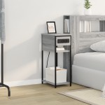 vidaXL Dulap de noapte sonoma gri 28.1 x 40.9 x 75 cm Lemn compozit vidaXL Dulap de noapte sonoma gri 28.1 x 40.9 x 75 cm Lemn compozit