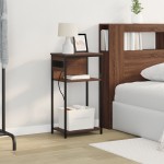 vidaXL Dulap de noapte Stejar brun 41 x 28 x 76 cm Lemn compozit vidaXL Dulap de noapte Stejar brun 41 x 28 x 76 cm Lemn compozit