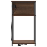vidaXL Dulap de noapte Stejar brun 41 x 28 x 76 cm Lemn compozit vidaXL Dulap de noapte Stejar brun 41 x 28 x 76 cm Lemn compozit