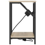 vidaXL Dulap de noapte Stejar sonoma 38 x 30 x 48 cm Lemn compozit vidaXL Dulap de noapte Stejar sonoma 38 x 30 x 48 cm Lemn compozit