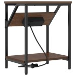 vidaXL Dulap de noapte Stejar brun 38 x 30 x 48 cm Lemn compozit vidaXL Dulap de noapte Stejar brun 38 x 30 x 48 cm Lemn compozit