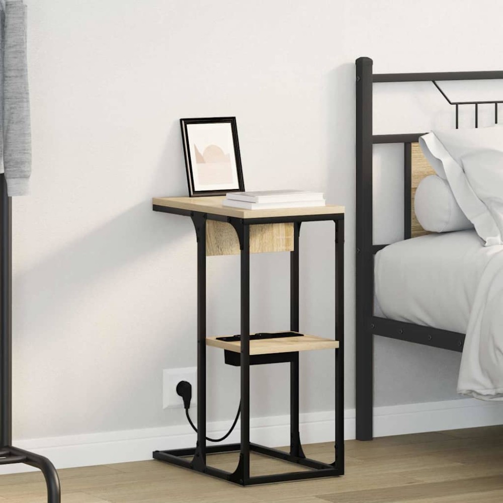 vidaXL Noptieră Sonoma oak 41.5 x 26 x 60.5 cm Lemn compozit