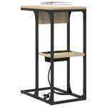 vidaXL Noptieră Sonoma oak 41.5 x 26 x 60.5 cm Lemn compozit
