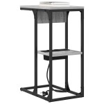 vidaXL Noptieră Gri sonoma 41.5 x 26 x 60.5 cm Lemn compozit