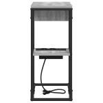 vidaXL Noptieră Gri sonoma 41.5 x 26 x 60.5 cm Lemn compozit