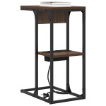 vidaXL Noptieră Stejar 41.5 x 26 x 60.5 cm Lemn compozit