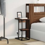 vidaXL Noptieră Stejar 41.5 x 26 x 60.5 cm Lemn compozit