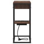 vidaXL Noptieră Stejar 41.5 x 26 x 60.5 cm Lemn compozit