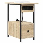 vidaXL Dulap de noapte Stejar sonoma 60 x 30 x 61 cm Lemn compozit vidaXL Dulap de noapte Stejar sonoma 60 x 30 x 61 cm Lemn compozit