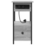 vidaXL Dulap de noapte sonoma gri 60 x 30 x 61 cm Lemn compozit vidaXL Dulap de noapte sonoma gri 60 x 30 x 61 cm Lemn compozit