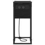 vidaXL Noptieră Stejar negru 41.5 x 26 x 60.5 cm Lemn compozit