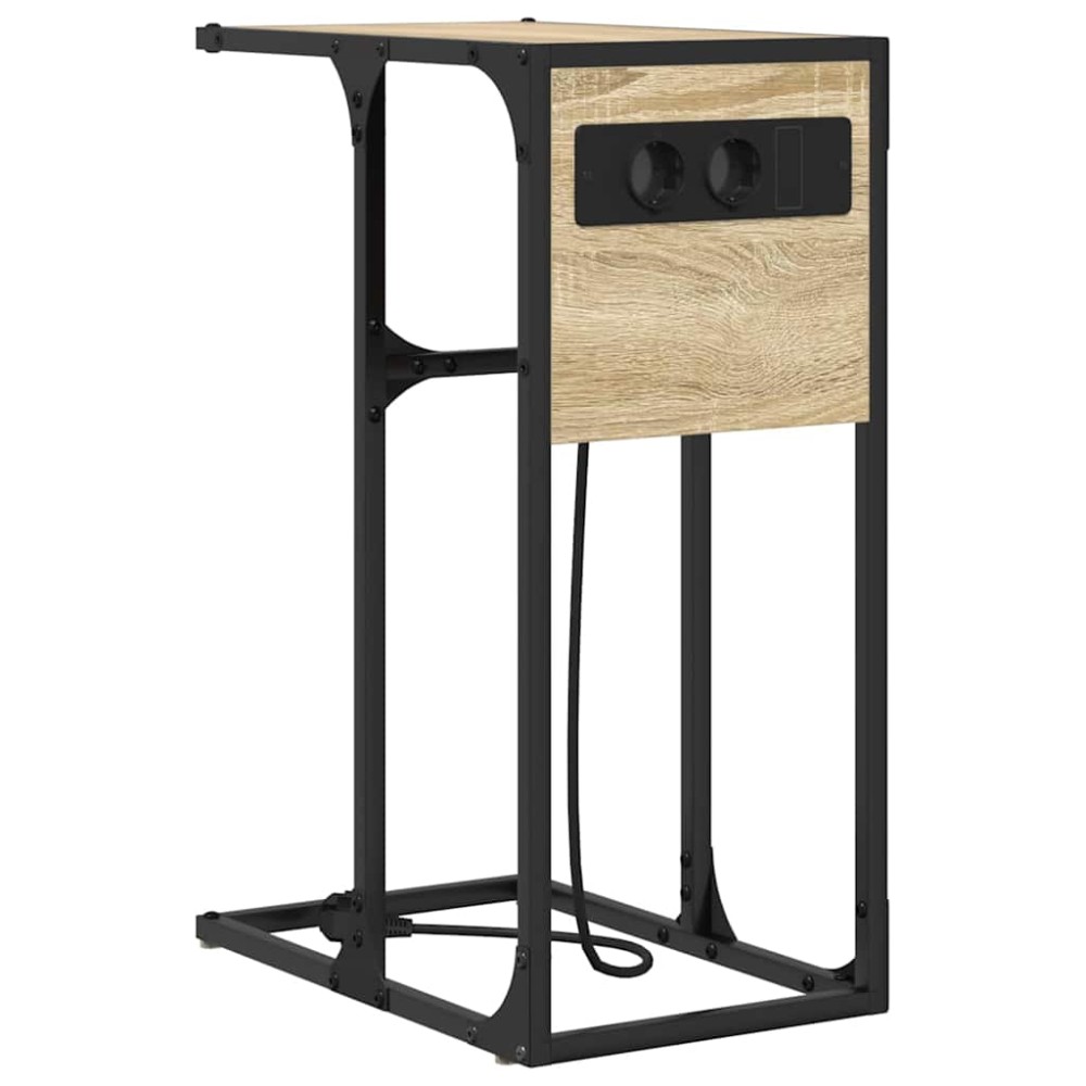 vidaXL Noptieră Stejar sonoma 41.5 x 26 x 60.5 cm Lemn compozit