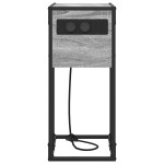 vidaXL Noptieră sonoma gri 41.5 x 26 x 60.5 cm Lemn compozit