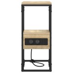 vidaXL Noptieră Stejar sonoma 41.5 x 26 x 60.5 cm Lemn compozit vidaXL Noptieră Stejar sonoma 41.5 x 26 x 60.5 cm Lemn compozit