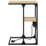 vidaXL Noptieră Stejar sonoma 41.5 x 26 x 60.5 cm Lemn compozit vidaXL Noptieră Stejar sonoma 41.5 x 26 x 60.5 cm Lemn compozit
