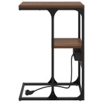 vidaXL Dulap de noapte Stejar brun 41.5 x 26 x 60.5 cm Lemn compozit vidaXL Dulap de noapte Stejar brun 41.5 x 26 x 60.5 cm Lemn compozit
