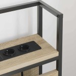 vidaXL Tăblie de depozitare cu raft Stejar sonoma 75 cm Lemn compozit