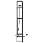 vidaXL Tăblie de depozitare cu raft sonoma gri 75 cm Lemn compozit