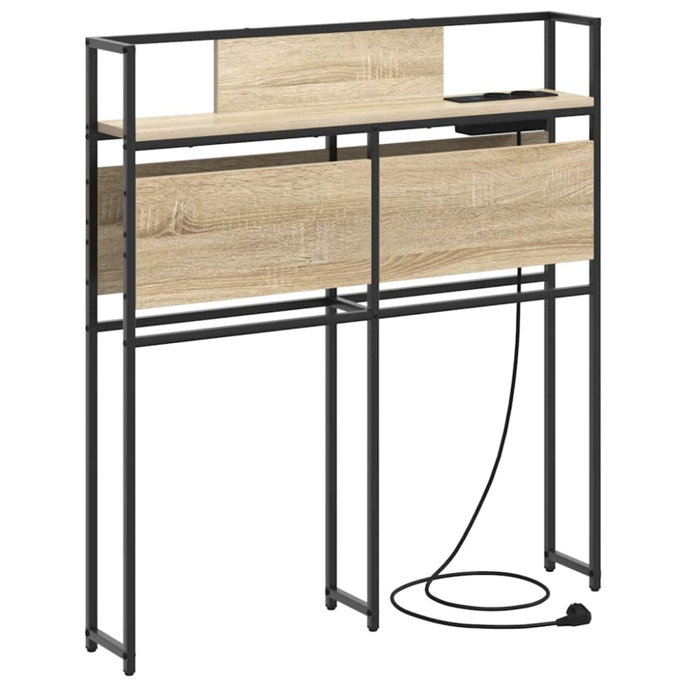 vidaXL Tăblie de depozitare Stejar sonoma 80 cm Lemn compozit