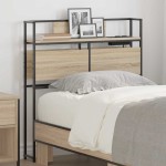 vidaXL Tăblie de depozitare Stejar sonoma 80 cm Lemn compozit vidaXL Tăblie de depozitare Stejar sonoma 80 cm Lemn compozit