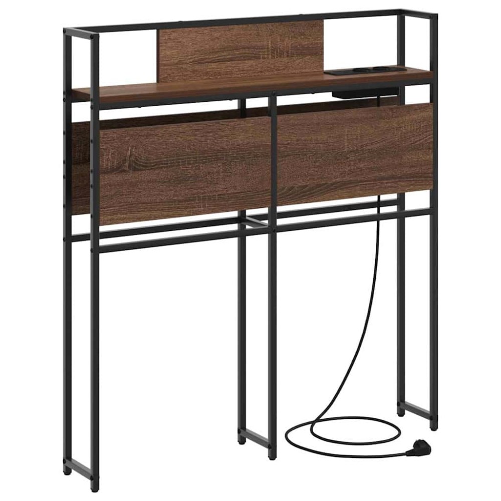 vidaXL Tăblie de depozitare Stejar brun 90 cm Lemn compozit