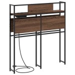 vidaXL Tăblie de depozitare Stejar brun 90 cm Lemn compozit vidaXL Tăblie de depozitare Stejar brun 90 cm Lemn compozit