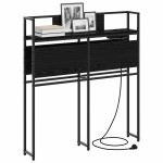 vidaXL Tăblie de depozitare Stejar negru 100 cm Lemn compozit vidaXL Tăblie de depozitare Stejar negru 100 cm Lemn compozit