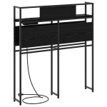 vidaXL Tăblie de depozitare Stejar negru 100 cm Lemn compozit vidaXL Tăblie de depozitare Stejar negru 100 cm Lemn compozit