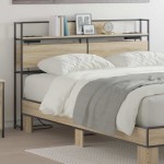 vidaXL Tăblie de depozitare Stejar sonoma 120 cm Lemn compozit vidaXL Tăblie de depozitare Stejar sonoma 120 cm Lemn compozit