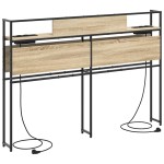 vidaXL Tăblie de depozitare Stejar sonoma 140 cm Lemn compozit vidaXL Tăblie de depozitare Stejar sonoma 140 cm Lemn compozit