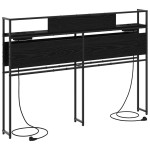 vidaXL Tăblie de depozitare Stejar negru 150 cm Lemn compozit vidaXL Tăblie de depozitare Stejar negru 150 cm Lemn compozit
