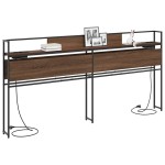 vidaXL Tăblie de depozitare Stejar brun 180 cm Lemn compozit vidaXL Tăblie de depozitare Stejar brun 180 cm Lemn compozit