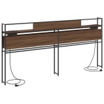 vidaXL Tăblie de depozitare Stejar brun 180 cm Lemn compozit vidaXL Tăblie de depozitare Stejar brun 180 cm Lemn compozit