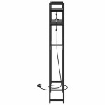 vidaXL Tăblie de depozitare cu raft Stejar negru 100 cm Lemn compozit vidaXL Tăblie de depozitare cu raft Stejar negru 100 cm Lemn compozit