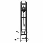 vidaXL Tăblie de depozitare cu raft Stejar negru 120 cm Lemn compozit vidaXL Tăblie de depozitare cu raft Stejar negru 120 cm Lemn compozit