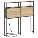 vidaXL Tăblie de depozitare Stejar sonoma 80 cm Lemn compozit