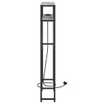 vidaXL Tăblie de depozitare sonoma gri 80 cm Lemn compozit vidaXL Tăblie de depozitare sonoma gri 80 cm Lemn compozit