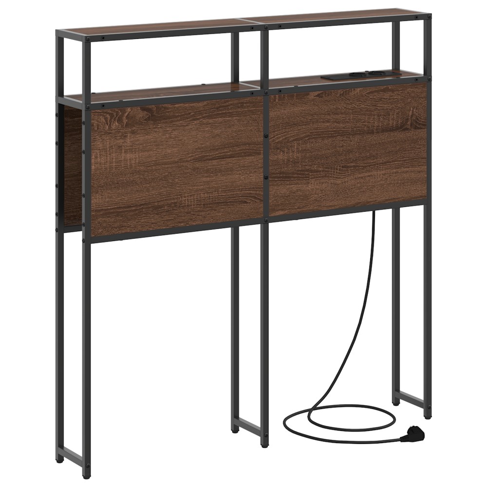 vidaXL Tăblie de depozitare Stejar brun 80 cm Lemn compozit