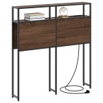 vidaXL Tăblie de depozitare Stejar brun 80 cm Lemn compozit vidaXL Tăblie de depozitare Stejar brun 80 cm Lemn compozit