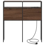 vidaXL Tăblie de depozitare Stejar brun 80 cm Lemn compozit vidaXL Tăblie de depozitare Stejar brun 80 cm Lemn compozit
