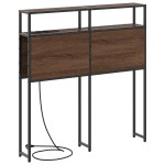 vidaXL Tăblie de depozitare Stejar brun 80 cm Lemn compozit vidaXL Tăblie de depozitare Stejar brun 80 cm Lemn compozit