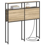 vidaXL Tăblie de depozitare Stejar sonoma 90 cm Lemn compozit vidaXL Tăblie de depozitare Stejar sonoma 90 cm Lemn compozit