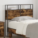 vidaXL Tăblie de depozitare Stejar afumat 90 cm Lemn compozit vidaXL Tăblie de depozitare Stejar afumat 90 cm Lemn compozit