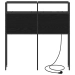 vidaXL Tăblie de depozitare Stejar negru 100 cm Lemn compozit vidaXL Tăblie de depozitare Stejar negru 100 cm Lemn compozit