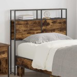 vidaXL Tăblie de depozitare Stejar afumat 100 cm Lemn compozit vidaXL Tăblie de depozitare Stejar afumat 100 cm Lemn compozit