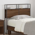 vidaXL Tăblie de depozitare Pe perete Stejar brun 100 cm Lemn compozit vidaXL Tăblie de depozitare Pe perete Stejar brun 100 cm Lemn compozit