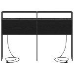 vidaXL Tăblie de depozitare Stejar negru 135 cm Lemn compozit vidaXL Tăblie de depozitare Stejar negru 135 cm Lemn compozit