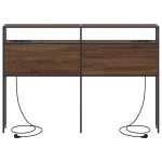 vidaXL Tăblie de depozitare Pe perete Stejar brun 140 cm Lemn compozit vidaXL Tăblie de depozitare Pe perete Stejar brun 140 cm Lemn compozit