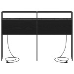 vidaXL Tăblie de depozitare Stejar negru 150 cm Lemn compozit vidaXL Tăblie de depozitare Stejar negru 150 cm Lemn compozit