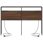 vidaXL Tăblie de depozitare Pe perete Stejar brun 150 cm Lemn compozit vidaXL Tăblie de depozitare Pe perete Stejar brun 150 cm Lemn compozit